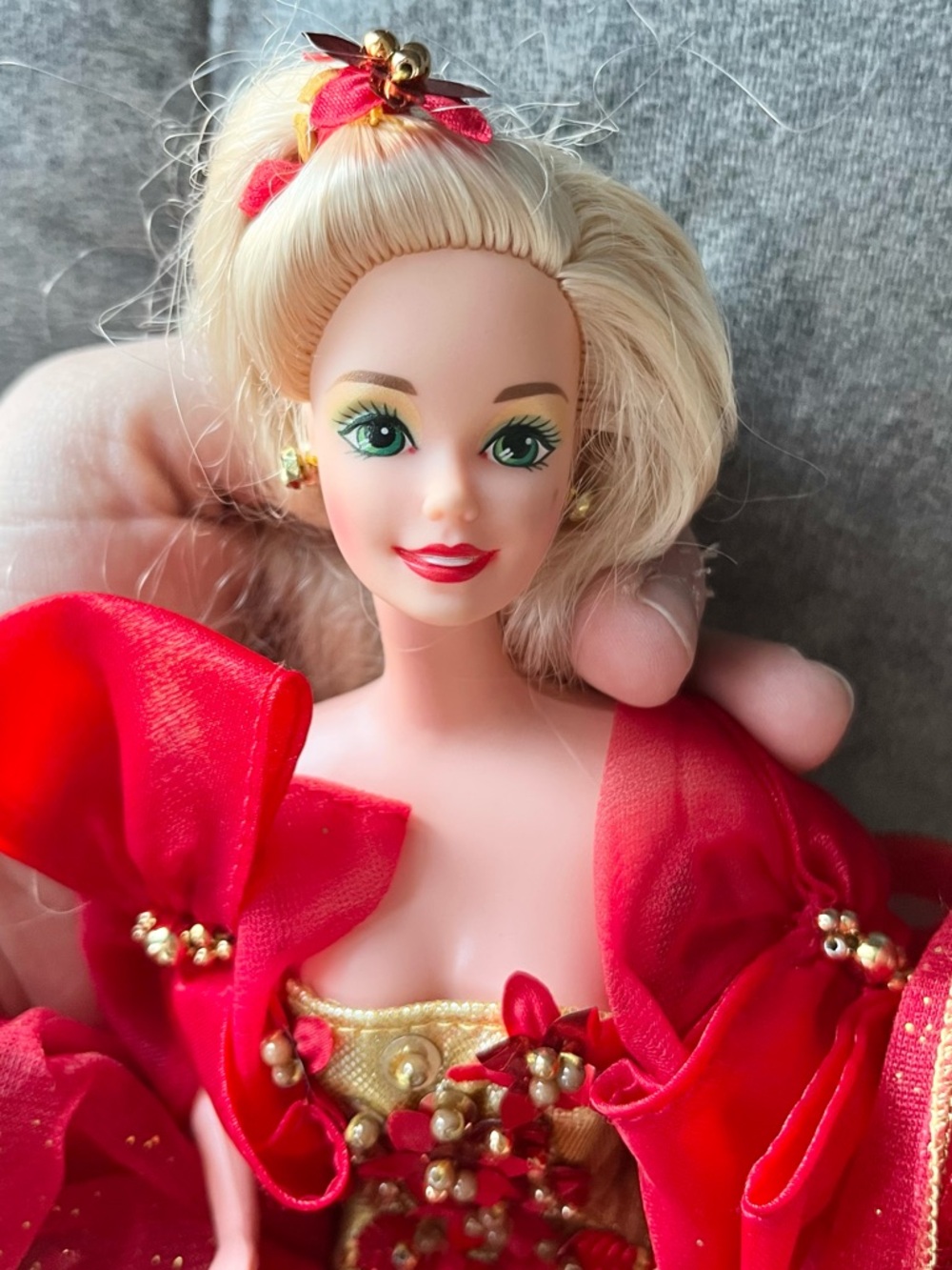 Barbie 90s bundle: Happy Holidays Dolls Collectibles and Deluxe Doll Trunk - Picture 4 of 16